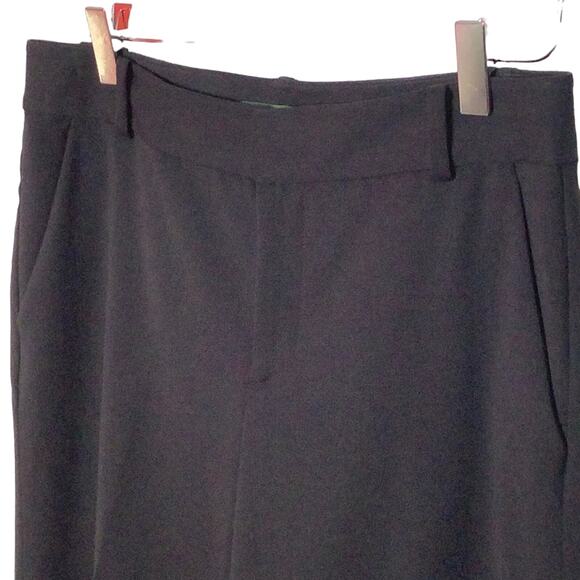 LAUREN RALPH LAUREN Sz 4 Cropped Black slacks - Picture 2 of 7